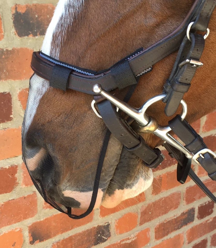 NOSE NET/MUZZLE NET FOR MICKLEM HORSE/PONY BRIDLE - FOR HELP WITH HEADSHAKING - Image 1 of 1