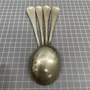 ORIGINAL VINTAGE Spoon Cutlery Set Allbrite NS lot Mancave Cafe Art - Picture 1 of 3
