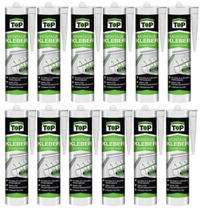 Montagekleber EUR 6,13/kg 12 x 435 g Styroporkleber / Baukleber /Leistenkleber - Bild 1 von 4