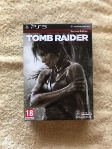 Tomb Raider Survival Edition Sony Playstation PS3 Free Region CIB English - Picture 1 of 9