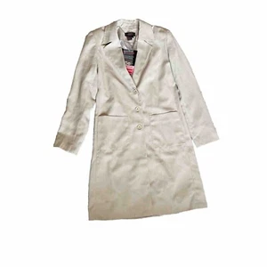 NWT Shape FX Jacket Blazer Tan Pinstripe Women’s Size 6t (s28) - Picture 1 of 4
