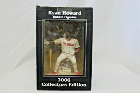 2006 RYAN HOWARD PHILLIES  BOBBLE HEAD FIGURE  New In Box Cover