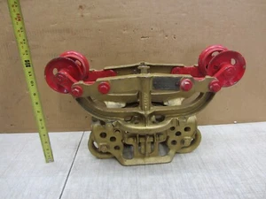 VTG ANTIQUE HUNT HELM FERRIS STAR 564A HAY CARRIER TROLLEY CARRIER STARLINE BARN - Picture 1 of 18