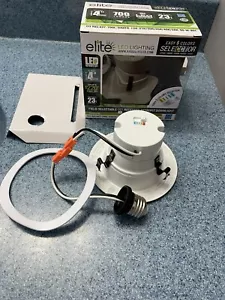 Elite REL437-CCT 4” LED Retrofit Baffle Trim Downlight Color SeleCCTor- Dimmable - Picture 1 of 10