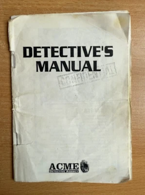 WHERE IN TIME IS CARMEN SANDIEGO - DETECTIVE'S MANUAL - Sega Instruction Manual - Image 1 of 2