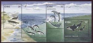 Irland - 1997 Meeressäuger - SC# 1052a, SG# MS1122 postfrisch NH OG - Bild 1 von 2