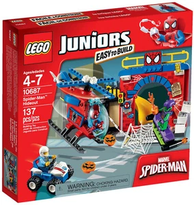 LEGO Juniors - 10687 Spider-Man Nascondiglio con Green Goblin - Nuovo & IMBALLO ORIGINALE - Foto 1 di 1