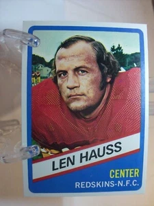 1976 Topps Wonder Bread Football Card   #11 Len Hauss    (10768) - Picture 1 of 2