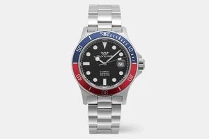 Reloj Automático Drop + Glycine Combat Sub Pepsi Soda GL0196 Hecho en Suiza NUEVO - Imagen 1 de 11