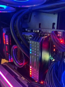 MSI X299 XPower Gaming AC, Intel i9-7900X CPU, 128GB 8 x 16GB Corsair Dominator - Bild 1 von 2