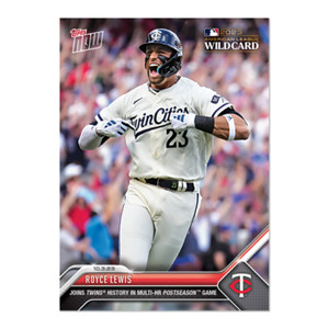 💥 ROYCE LEWIS 💥 2023 Topps Now #959 Makes Twins HR History !  Buy More & Save!