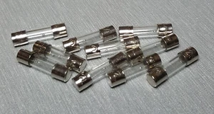 10Pcs 2.5A Glass Fuse M205 5mm x 20mm Slow Blow T2.5AL 250V AUSTRALUX - Picture 1 of 1