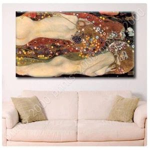 Water Serpents Snakes by Gustav Klimt | Poster or Wall Sticker Decal | Wall art - Picture 1 of 18