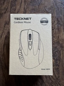 Tecknet Wireless Optical Mouse M003 BLACK ***NEW UNOPENED*** - Picture 1 of 3