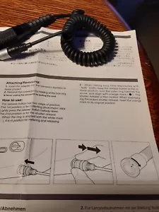 Mamiya Electromagnetic Cable Release for Mamiya 645 Auto Focus Camera, Black - Picture 1 of 5