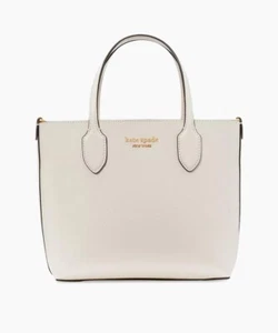 Kate Spade | Medium Bleecker Saffiano Leather Crossbody Tote Bag Cream NEW! ๐โจ๏ธ - Picture 1 of 8