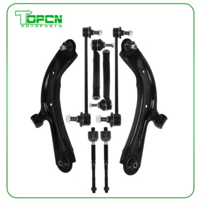Front Lower Control Arm Tie Rod End Sway Bar For 2013-2019 Nissan NV200 Sentra Foto 1 de 4