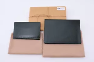 Vintage Hewlett Packard Promotional Leather Case set: Passport & Business card - Picture 1 of 12