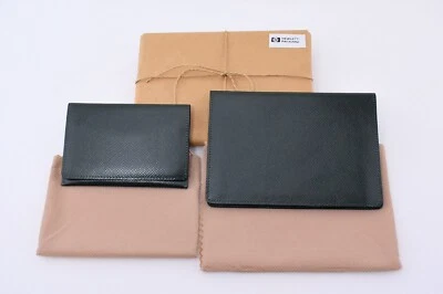 Vintage Hewlett Packard Promotional Leather Case set: Passport & Business card - Image 1 of 4