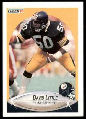 1990 Fleer David Little Pittsburgh Steelers #146 - Image 1 of 2