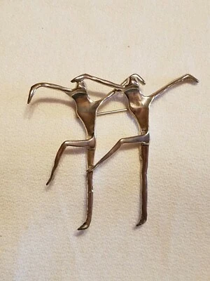 Broche Pin Coldwater Creek - Figura Figura Bailarines Contemporáneos  Foto 1 de 2