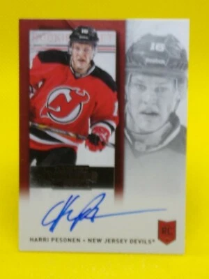Harri Pesonen 2013-14 Contenders AUTO ROOKIE #174 New Jersey Devils  - Image 1 of 2
