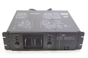Peavey CS 800X Professional Stereo Amplifier Amp 1200W For Parts Repair READ