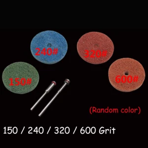 φ26mm Nylon Fiber Polishing Wheel Abrasive Pad 150/240/320/600 Grit Buffing Disc - Bild 1 von 5