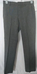 Pantaloni eleganti uomo Perry Ellis Portfolio antracite slim fit grigio 30x29 - Foto 1 di 3