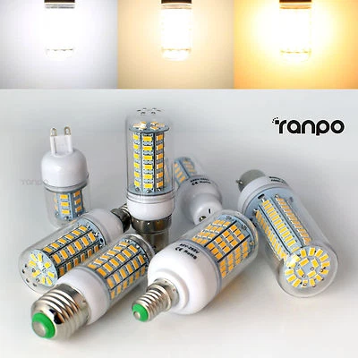 LED Maïs Ampoule Lampe E27 E14  B22 G9 GU10 5W 28W 5730 SMD Blanc Chaud  Froid - Photo 1/4
