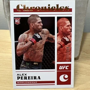 2023 Chronicles UFC #77 Alex Pereira 177/299 - Picture 1 of 4