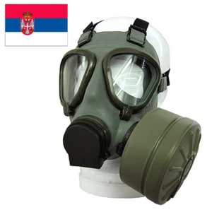 Máscara protectora contra gas serbia / yugoslava NBC M 2 +40 mm filtro + bolsa kit completo - Imagen 1 de 14