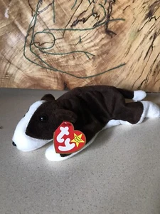 TY Beanie Baby Bruno The Dog With Tag Retired DOB: September 9th, 1997 PVC - Picture 1 of 11