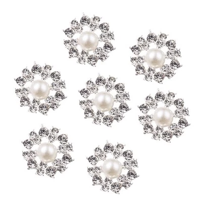  10 PCS Dekorative Knoepfe Schmuckknöpfe Verzierungen Für Kleidung - Bild 1 von 4