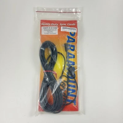 Paramount USA Sync Cord Male Household to Male PC 15 ft Cord 2-15S - Image 1 of 4