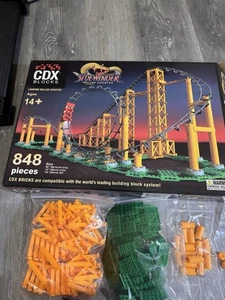 CDX Blocks Sidewinder Looping Roller Coaster -  848 Pieces Compatible 2017 - Picture 1 of 7