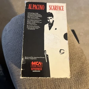 Scarface VHS 1983, 1990 Release 2 Tape Set Al Pacino Michelle Pfeiffer Vintage - Picture 1 of 6