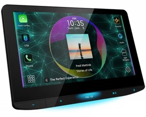 JVC KW-Z1000W 10.1" HD Car Monitor Wireless Apple Carplay Digital Media Receiver - Picture 1 of 12