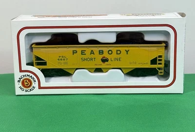 Bachmann #18949-52 HO Scale Peabody Short Line 40’ Quad Hopper - Image 1 of 4
