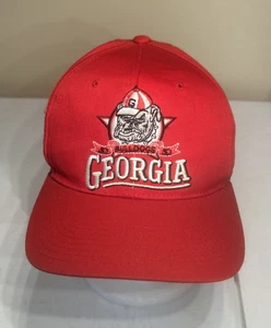 Georgia Bulldogs MÜTZE Vintage 90er Starter rot Snapback CAP - Bild 1 von 6