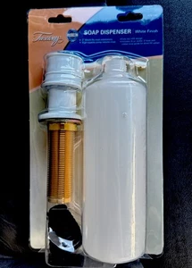 NEU Tuscany Seifenspender im Waschbecken 679-1752 weiße Oberfläche Unterbau  - Bild 1 von 5