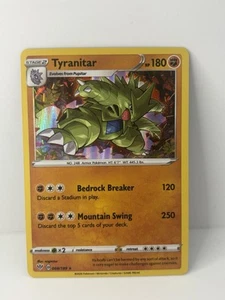 2020 Pokemon, Darkness Ablaze, #88/189 Tyranitar, Holo Rare - Picture 1 of 2