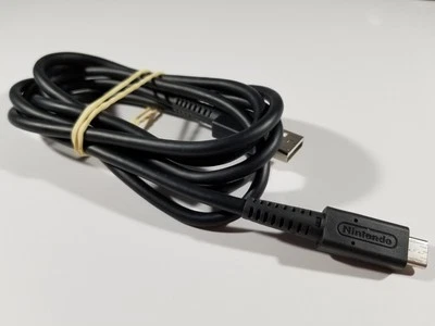 ¤ Cable de carga USB oficial ¤ HAC-010 para Nintendo Switch OEM Pro Controller Foto 1 de 4