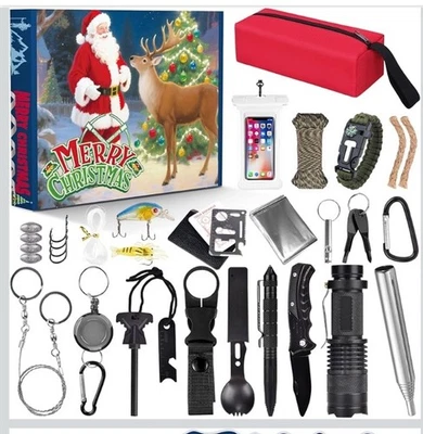 Adventure-Ready 2025 Advent Calendar: 24 Survival Tools & Emergency Gear - Image 1 of 4
