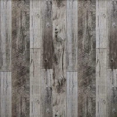 17.5'' X 118'' Gray Wood Wallpaper Wood Peel and Stick Wallpaper Faux Wood Plan - Image 1 of 4