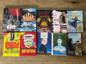 BOYS Chapter Books Lot of 10 ~ 11-13 Years Old - Classroom Library Homeschool - Picture 1 of 12