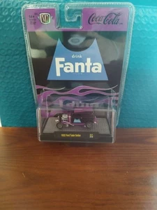 M2 MACHINES 2025 COCA-COLA FANTA 1932 FORD TUDOR SEDAN A51 Blk/Purple 🆕 - Picture 1 of 8