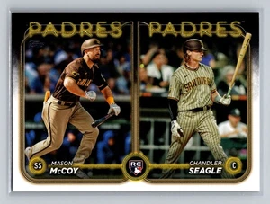 Serie aggiornamento Topps 2024 - Rookie Mason McCoy, Chandler Seagle #US227 (RC) - Foto 1 di 2