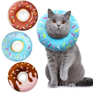 Cat Cone Collar Soft, Cat Donut Collar, Adjustable Cat Surgery Collar for Wou... - Picture 1 of 8