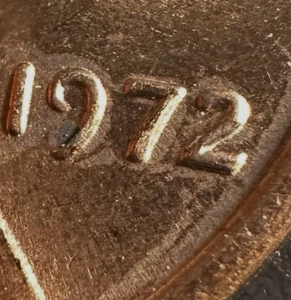 1972 Lincoln Cent-DDR/Hub Double/Railroad/Parttial Tiled/DDO-009/A-405 - Bild 1 von 15